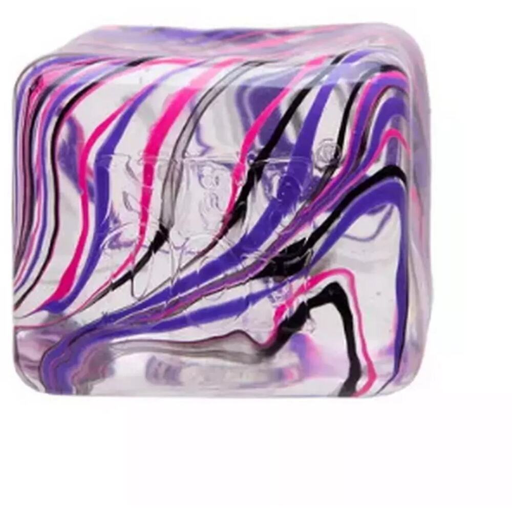 🔥Nee Doh Nice Berg XL Giant Squishy Swirl Cube Pink Black & Purple BNWT🔥 - Picture 2 of 3